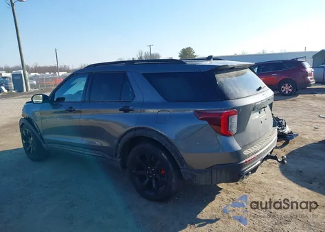 2022 Ford Explorer St из США, поврежденный, VIN 1FM5K8GC3NGC51278